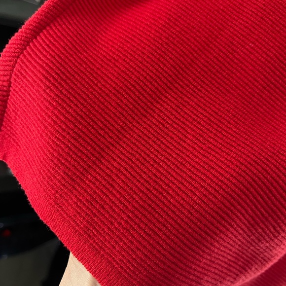 Bar III Vibrant Red Knit Dress - Picture 5 of 6